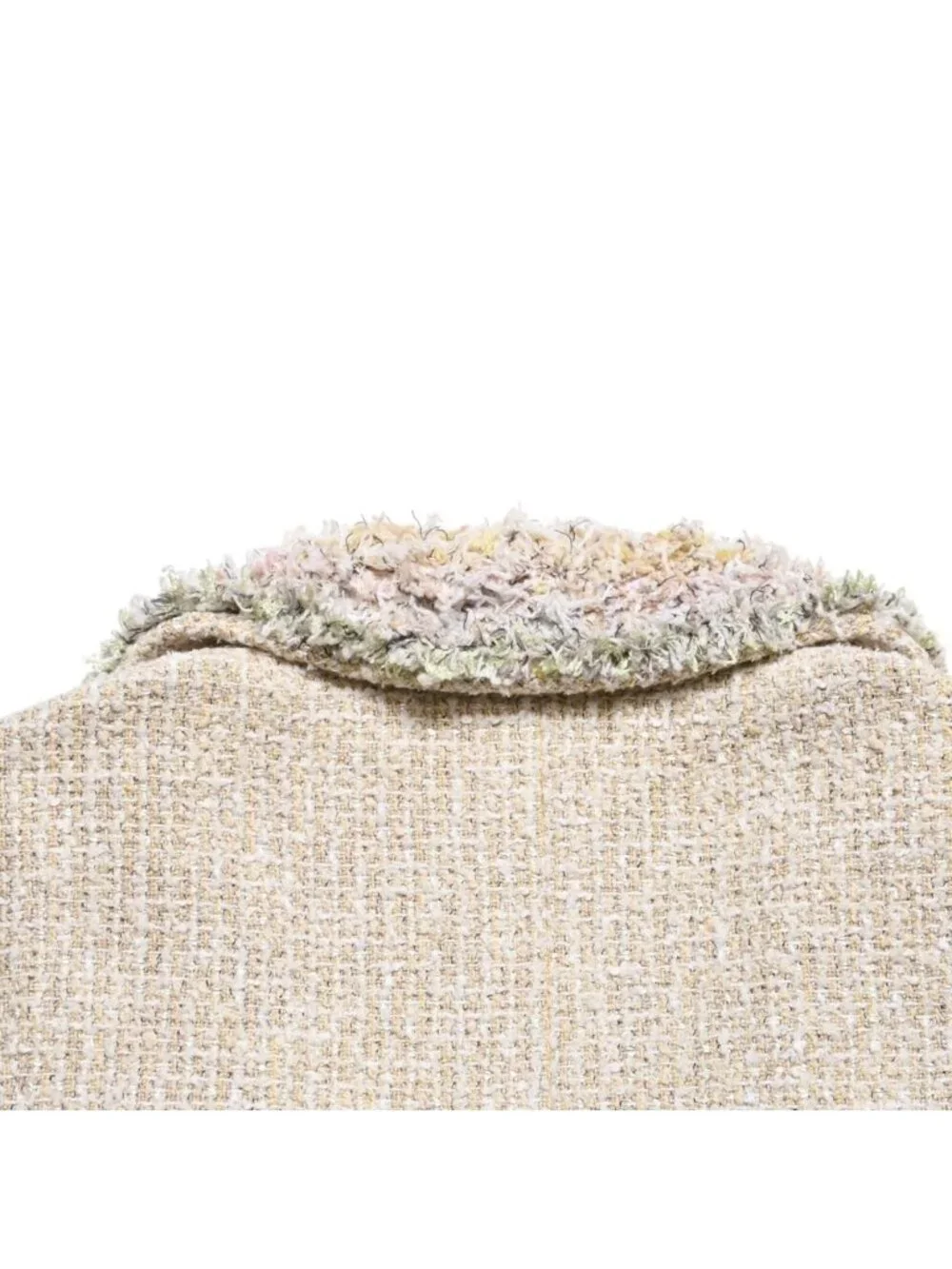 Chanel Set Tweed Jacket Inner Multicolor